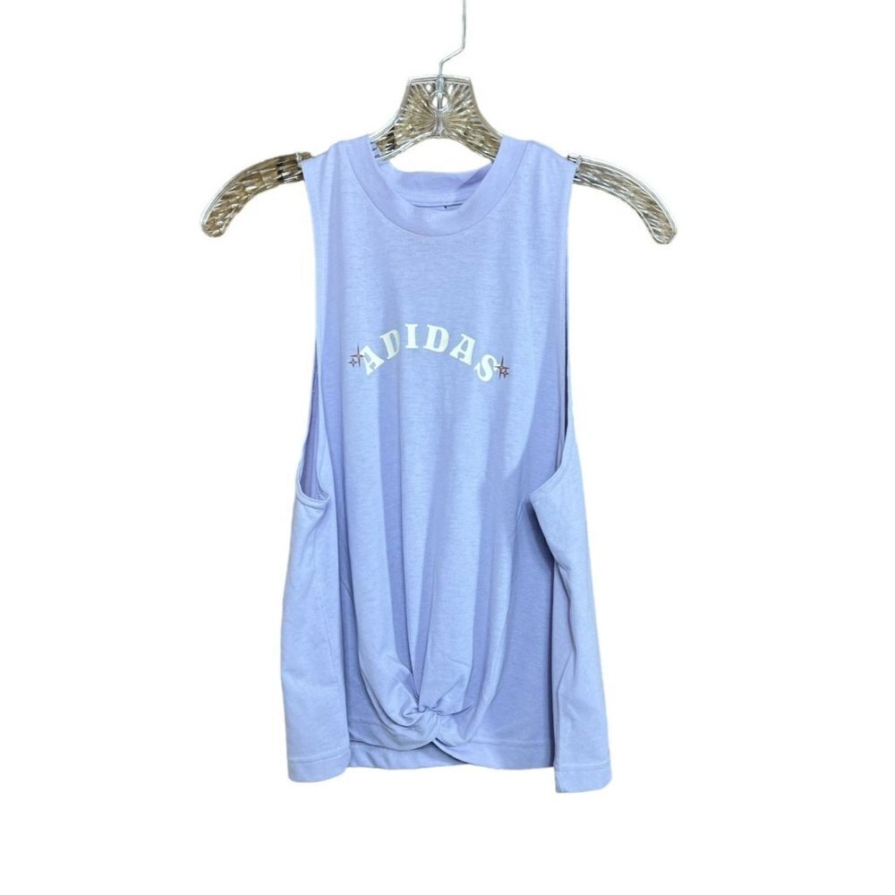 Adidas Women's Sleeveless Lavender Top - Picture 2 of 5